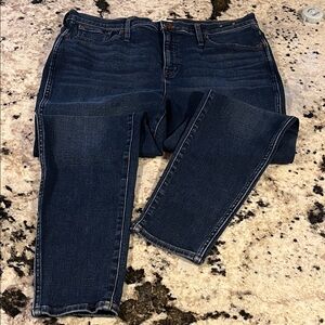 Madewell Dark Blue Skinny Jeans